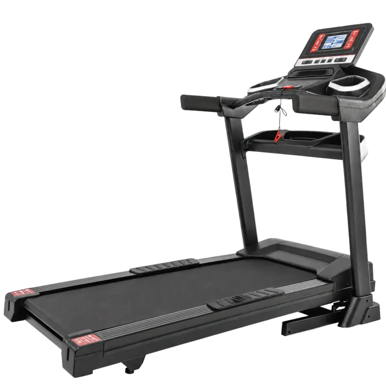 Home Folding treadmill with a digital console