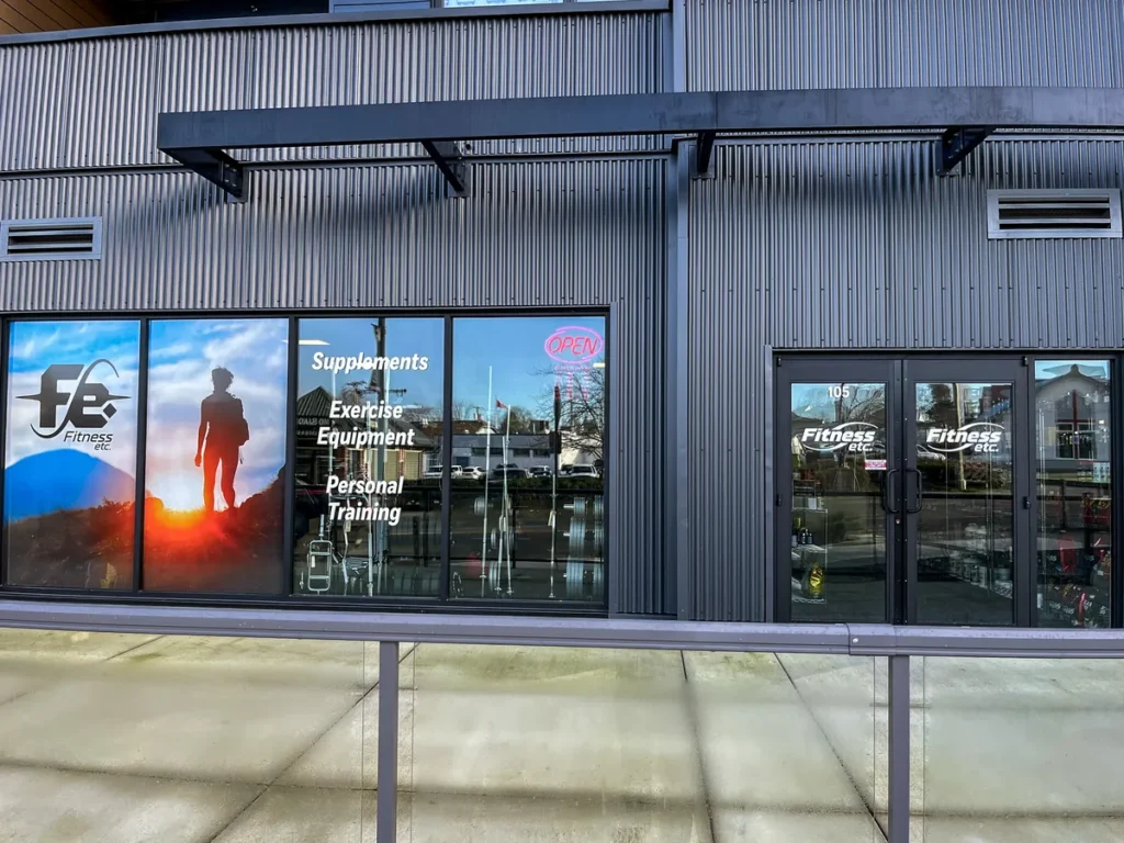 Fitness ETC storefront at 164 Alberni Highway in Parksville